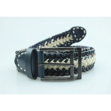 Unisex fabric braided rope belt